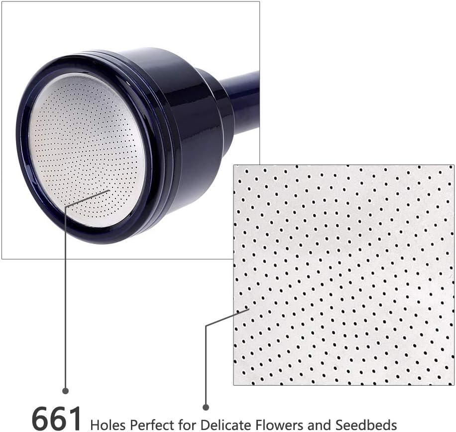 GREEN MOUNT Watering Wand, 24 Inches Sprayer Wand with Superior Stainless Head, Perfect for Hanging Baskets, Plants, Flowers, Shrubs, Garden and Lawn, Purple