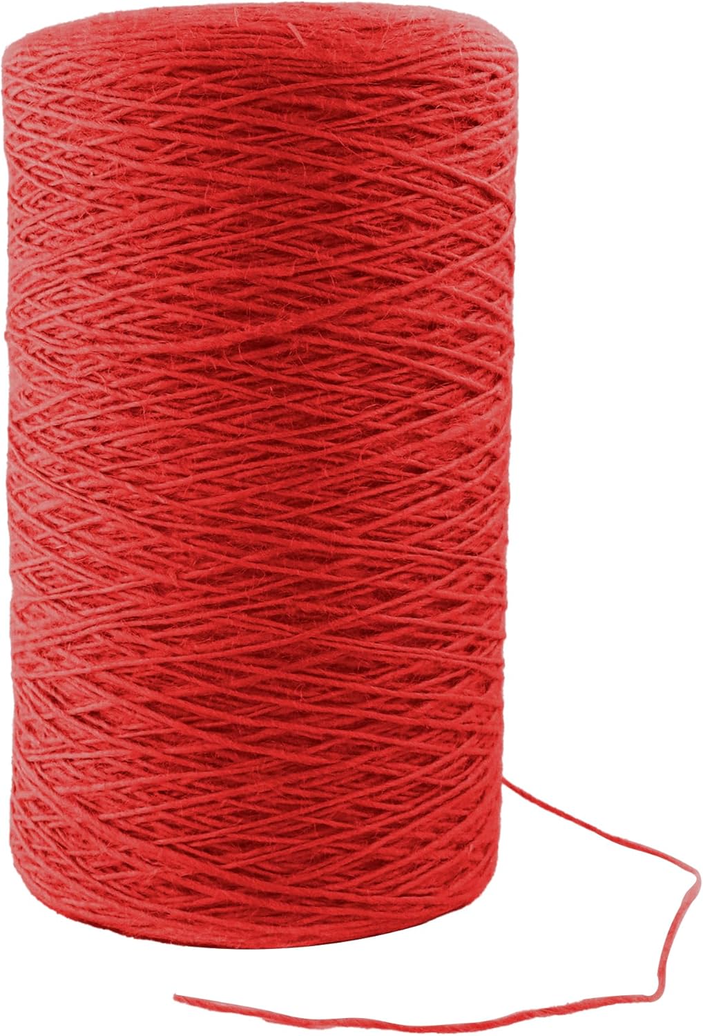 1mm x 2000 Feet Red Jute Rope, Twine for Gardening Tomato Climbing Plant Tie Floristry Crafts Gift Wrapping Packing Decor