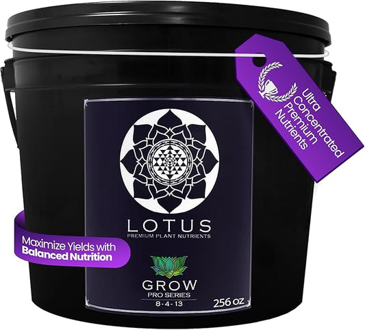 Grow Pro Series - Hydroponic Plant Nutrients and Fertilizer, Water Soluble Plant Food - Massive Roots, Made for Coco Coir, Hydro, & Soil, Enhances Flowering & Fruiting, Indoor & Outdoor Grows 256oz