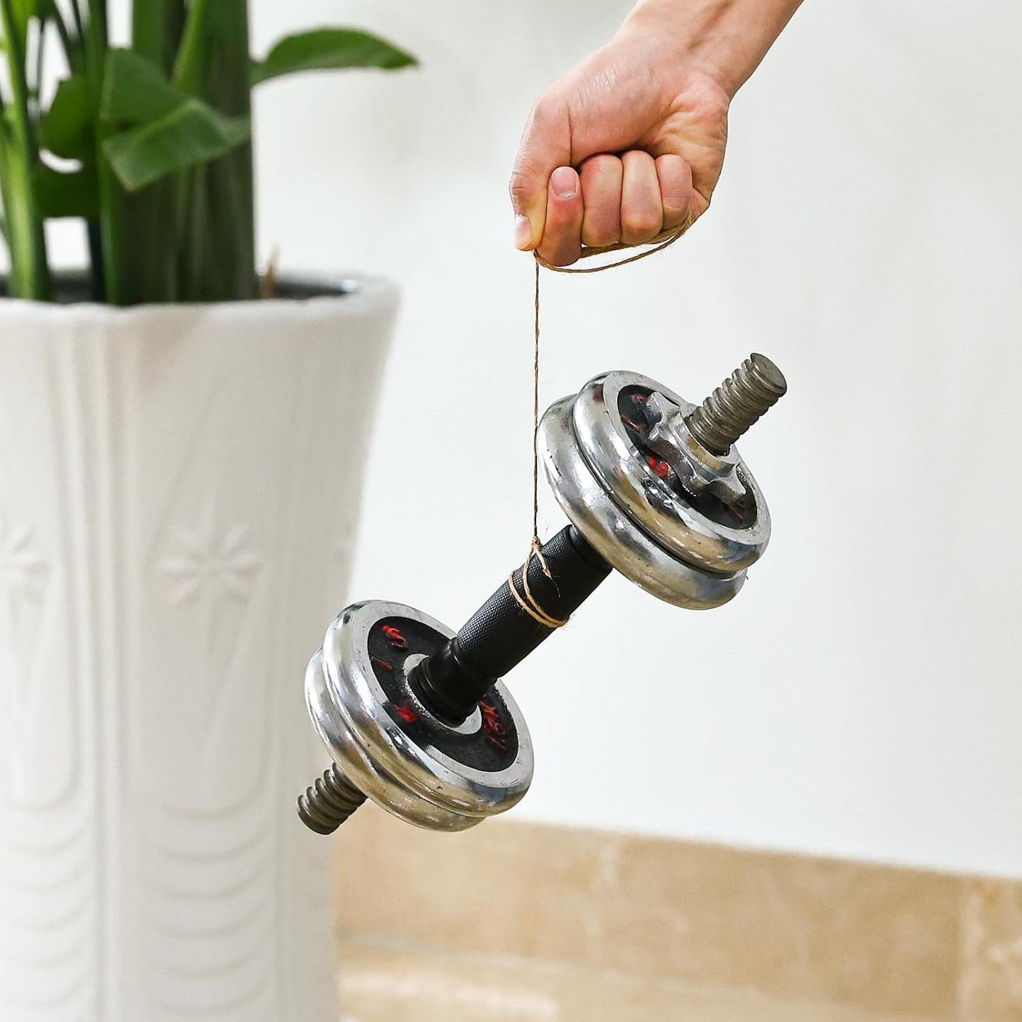 XSEINO 3600 Feet Natural Jute Twine Strong Garden Twine Rope for Arts Crafts Gift Wrapping Gardening Tomato Climbing Plant Tie Floristry Packing Decor