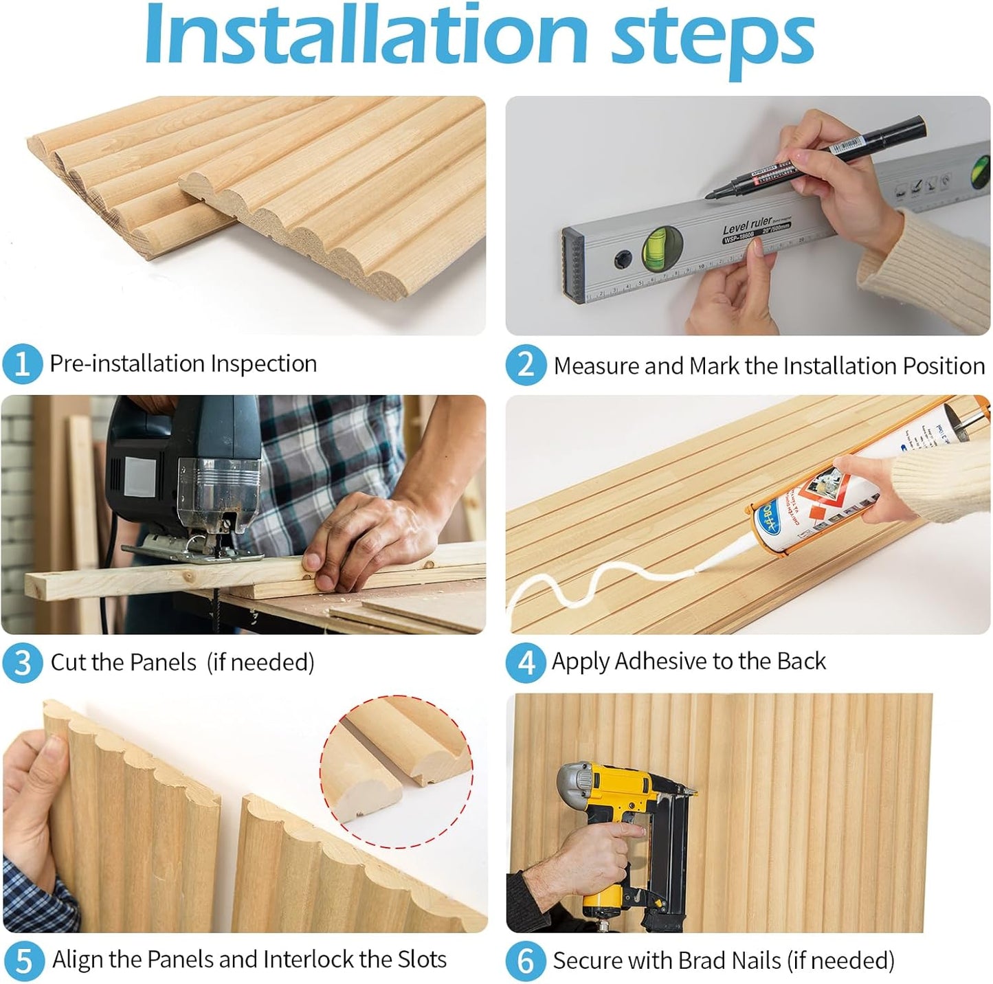 Art3d 4 Pc 96"x5.7" Wood Slat Wall Panel for Interior, Ceiling and Decoration, Semi-Cylinder Design, 15.2 SqFt