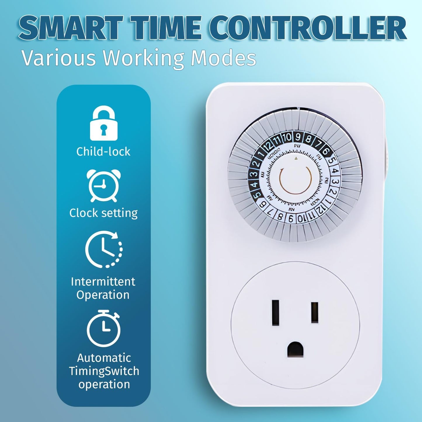 Pond & Lake Aeration System,Pond Aerator Pump,550W Power 5.2CFM for Up to 3 Acre with Timer,3/4 HP Compressor (2 Diffusers, 1)