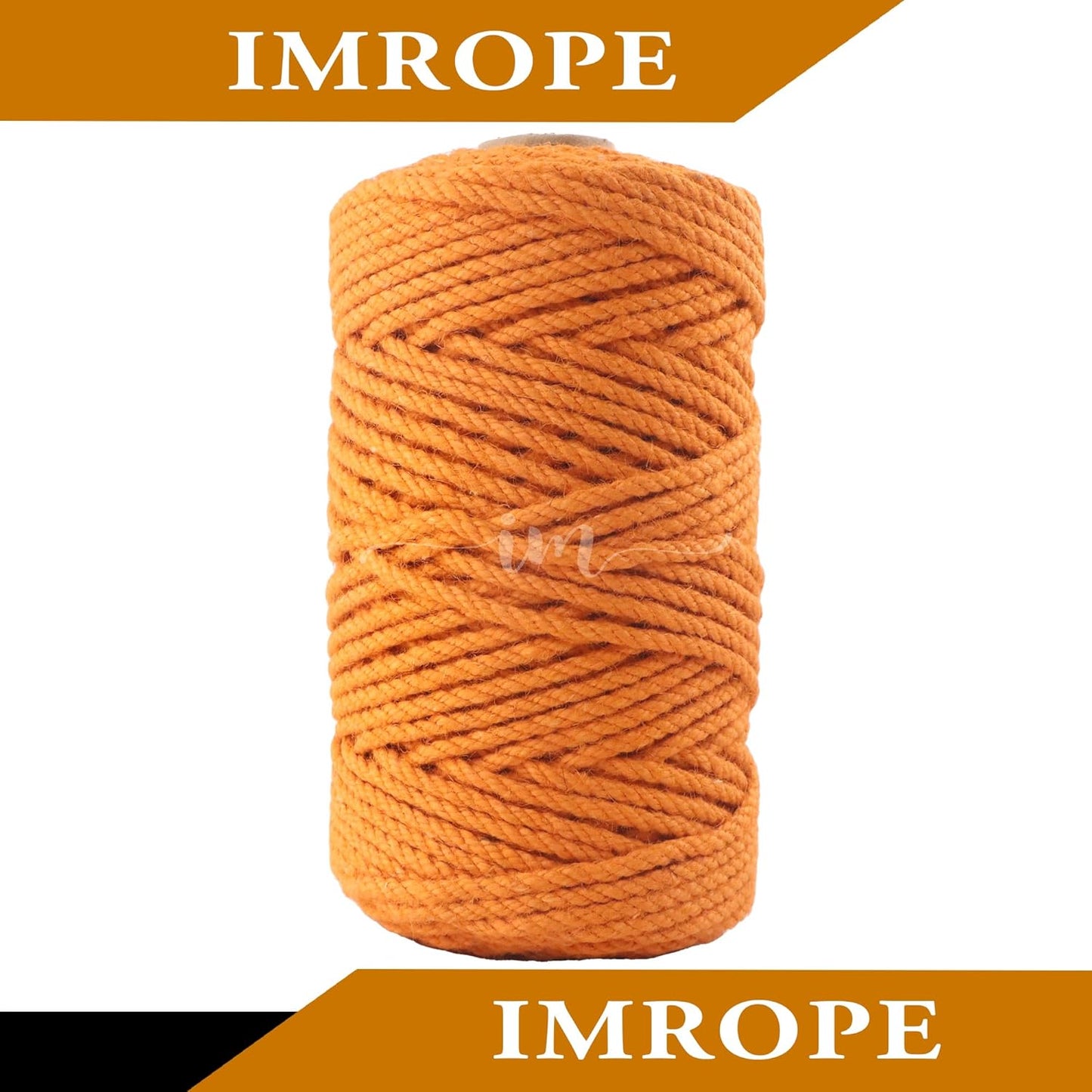 4mm x 200 Feet Orange Jute Rope, Twine for Gardening Tomato Climbing Plant Tie Floristry Crafts Gift Wrapping Packing Decor