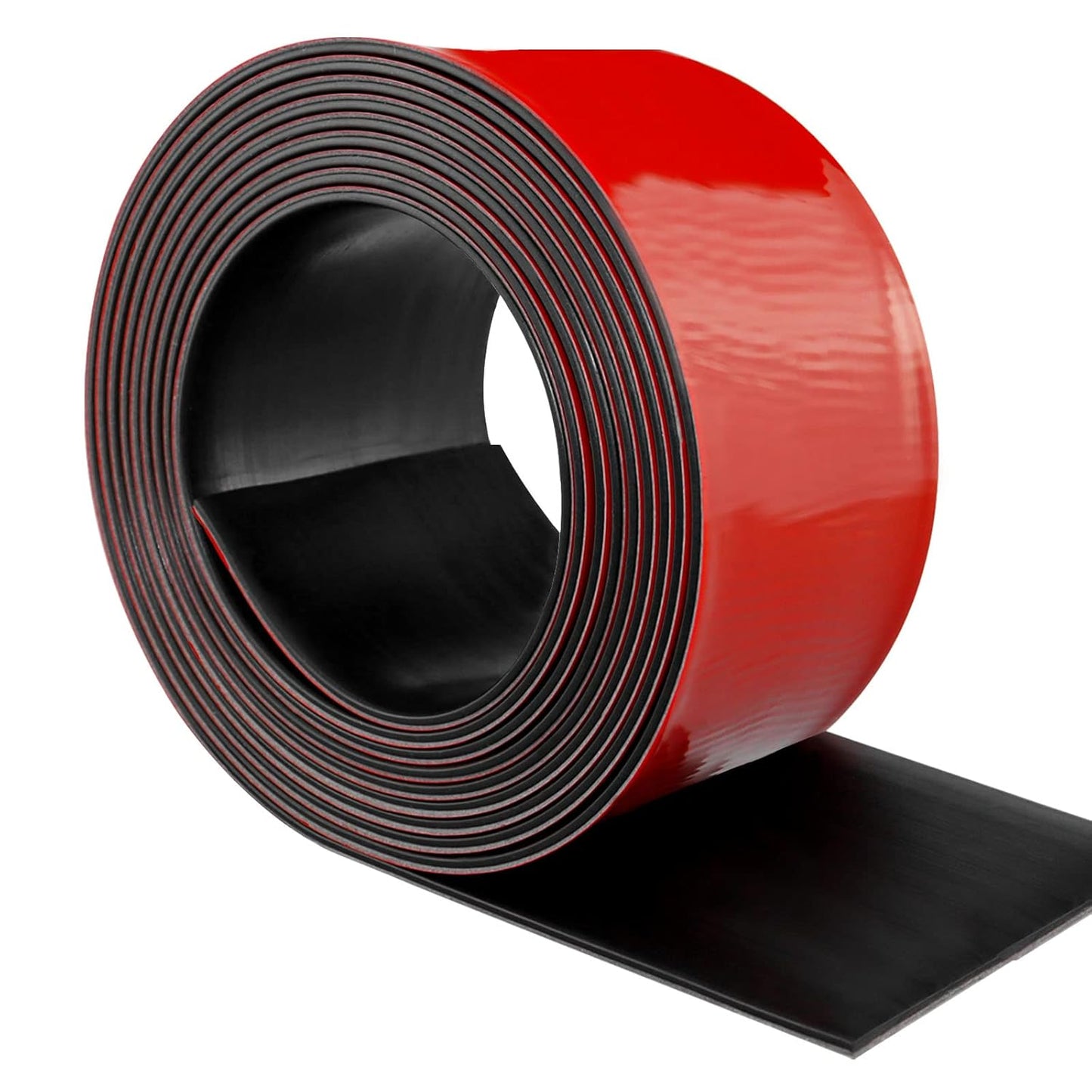 Neoprene Rubber Strips Self Adhesive Solid Rubber Sheets, Rolls & Strips for DIY Gaskets Crafts Pads Seals Warehouse Flooring Neoprene Sheet with Adhesive Backing (4" Wide x 1/5" Thick x 10' Long)