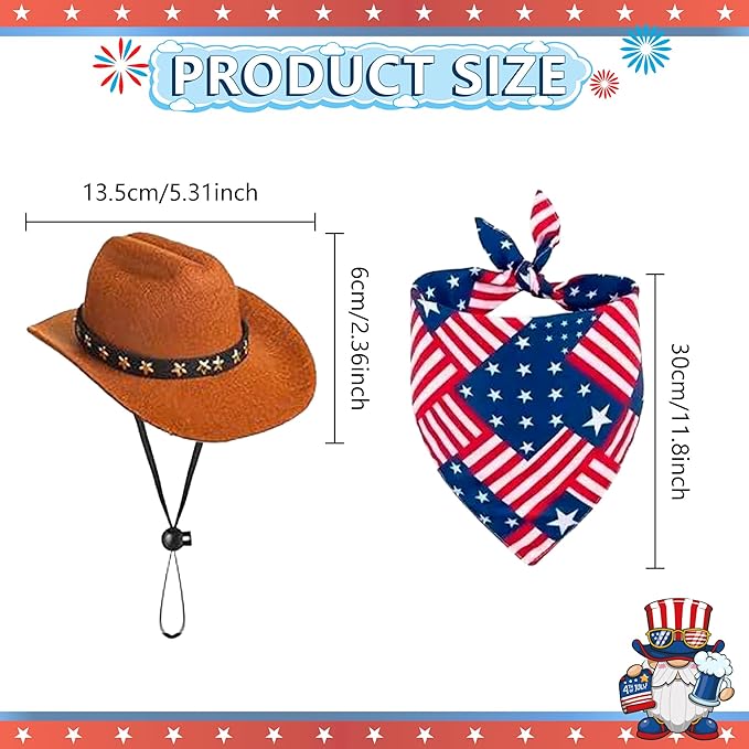 4th of July Goose Outfit Set 23"/ 17'' Plastic Lawn Porch Patriotic Goose Clothes Outfit for Outdoor Patio Yard Lawn Art Decoration