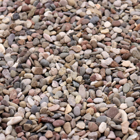Rocks for Plants. Mixed Black/Earth Tones Color Pebbles. 1/5 Inch – 10 lbs for Garden, Crafting, Succulents, pots, Plants (Mini (0.2 Inch), Mixed Color - Black, 10)