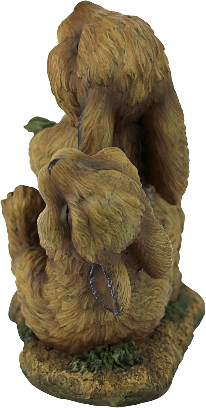 Design Toscano The Carrot Crew Rabbit Statue, Multicolored