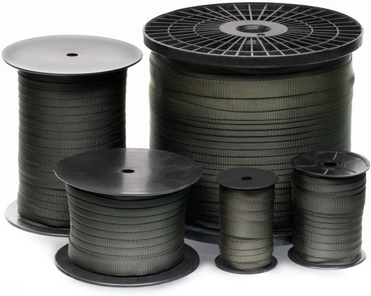 1 Roll 45 Feet Tree Tie Strap for Plant Support, Garden Strap for Outdoor Tree Straightening, Webbing Straps for Staking, 3/4 Inch Width Guying Material, 1500 Lbs Strength (Green) - 45 Feet