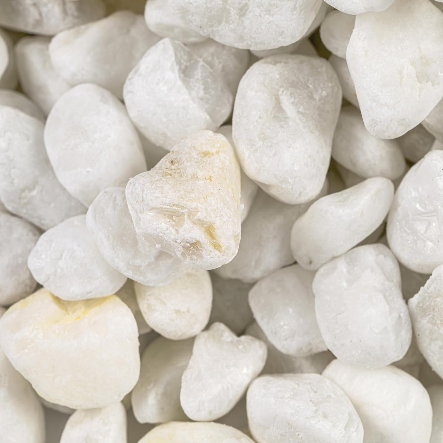 MSI Decorative Tumbled White Pebbles, 0.25 inch - 0.75 inch, 40 lb. Bag