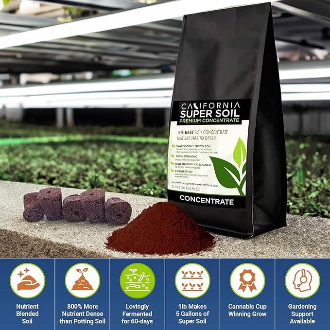 The Bud Grower | Premium 100% Organic Super Soil Concentrate | 3.5 lbs of Premium Soil Concentrate & Rapid Rooters | All-in-One Soil Amendment