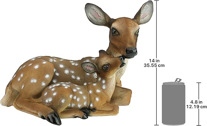 Design Toscano Mothers Love, Doe and Fawn Sculpture