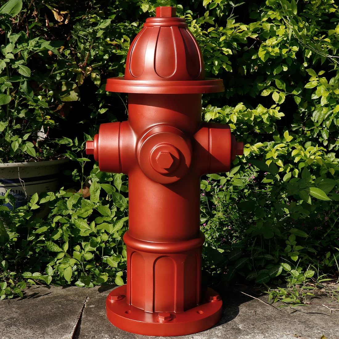 Large Dog Puppy Pee Post and Gift - 25 Inch High Fire Hydrant Garden Decor Statue, Training Tool