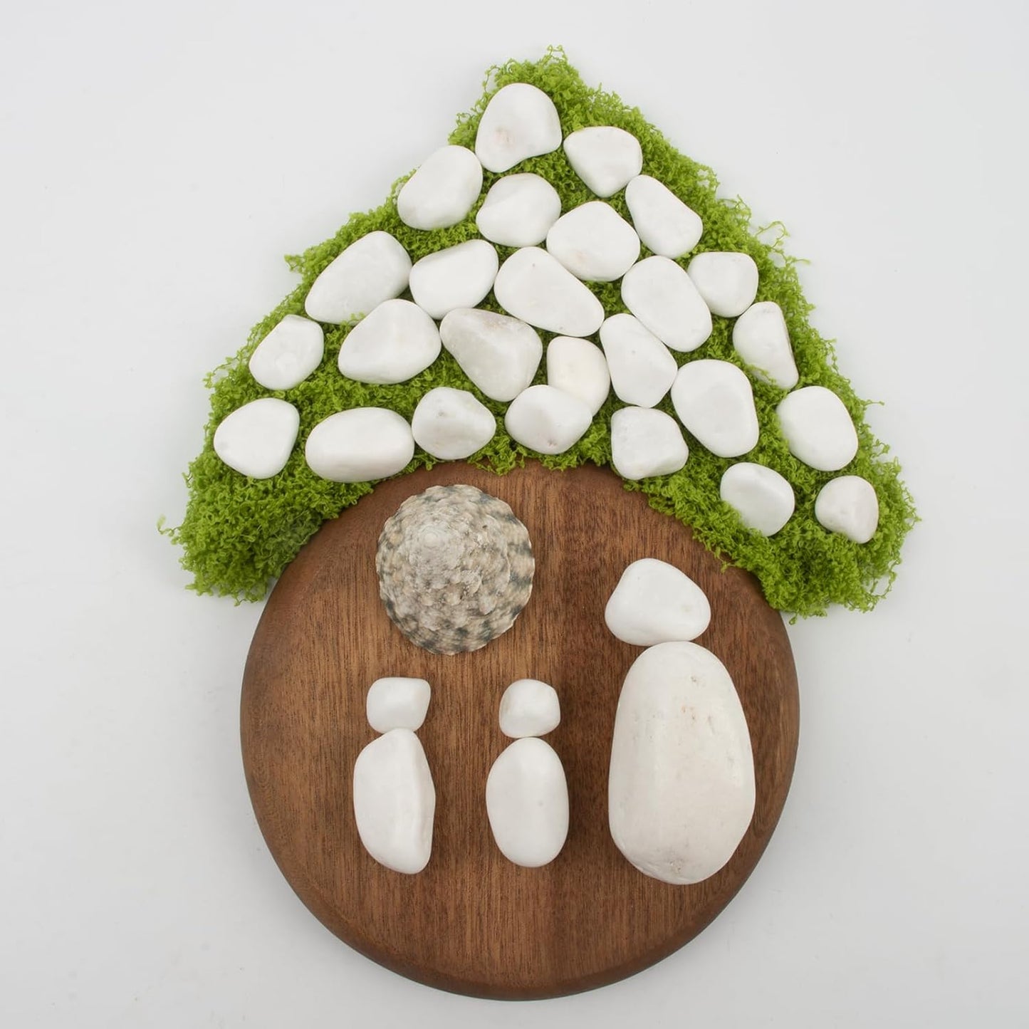 10 lbs White Polished Decorative Stones, 0.5-1 Inch Landscape Rocks for Indoor Plants, Garden, Outdoor Pathways, Vase Fillers, Pots, Glass Containers, and Craft Pro (Pure White, Weight: 10 LB)