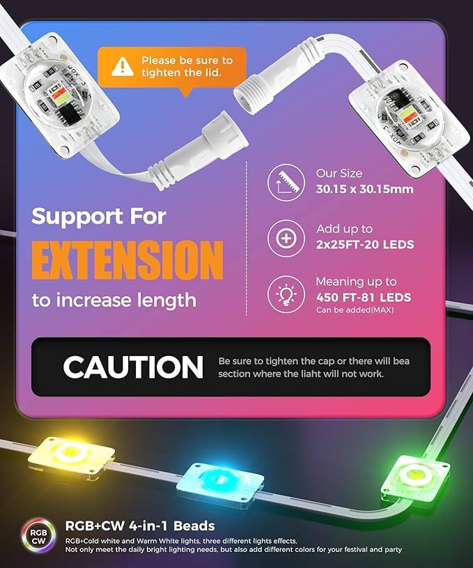 POOFZY Permanent Outdoor Lights for House,16.5ft RGB+IC Smart Outdoor Decor, 50 Scene Modes,App/Remote Control,IP67 Waterproof,for Christmas,Halloween,Daily & Holiday Party Decor,House Roof Lighting