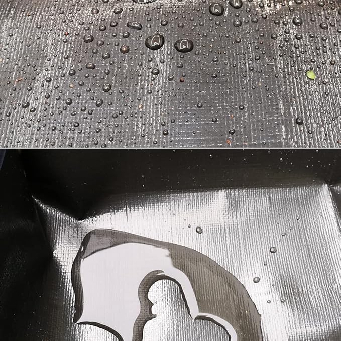 Waterproof Plant Repotting Mat Indoor Gardening Mat, Foldable Indoor Plants Succulent Potting Mat Indoor Plant Mat Portable Garden Mat-26.8" x 26.8" (Black)