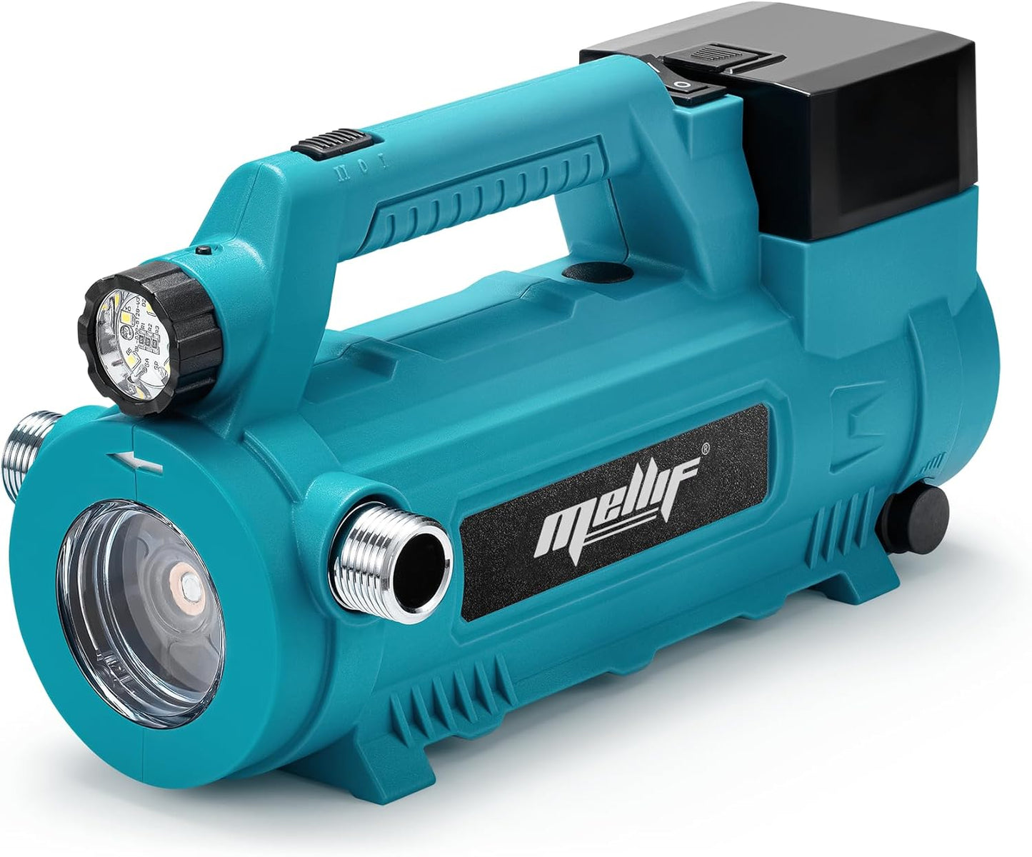 Mellif Cordless Transfer Pump Compatible with Makita 18V Battery (Tool Only), Portable Self-priming, Electric Utility Water Pump for Garden, Hot Tub, Tank, Pool, Ponds, Aquariums