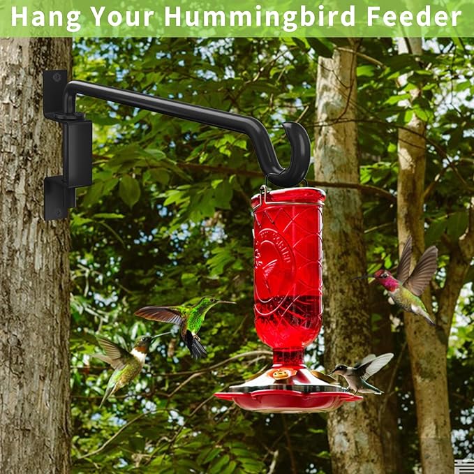 Plant Hanger,Swivel Plant Hanger,Hanging Plant Hooks,Plant Hangers Outdoor,Plant Hanger Indoor,Plant Hanger Bracket,Plant Hooks,Plant Wall Hanger,Rotatable Design,12 Inch 2 Pack