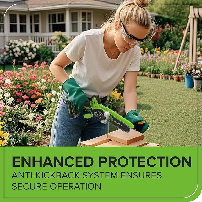 Greenworks 24V 6in BL Pruning Saw w/Auto Oiler, Tool Only