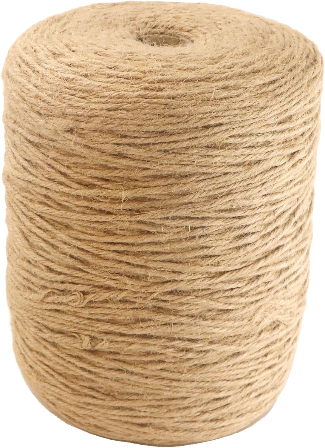2mm x 1500 Feet Natural Jute Rope, Twine for Gardening Tomato Climbing Plant Tie Floristry Crafts Gift Wrapping Packing Decor