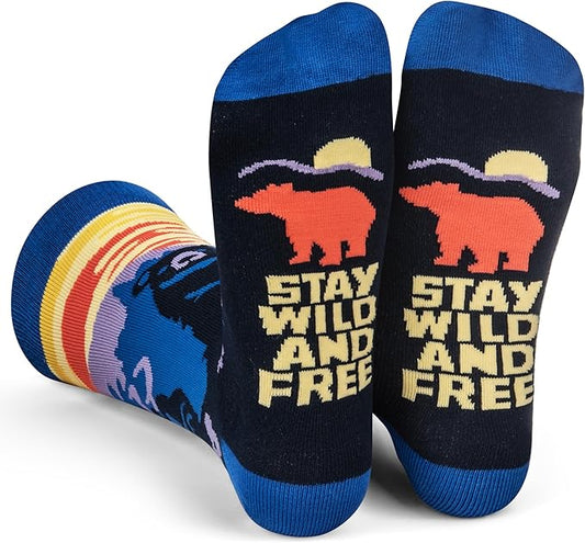 Lavley Women's Funny Socks - Cute and colorful novelty socks for women and teens - Great gift for birthdays or holidays