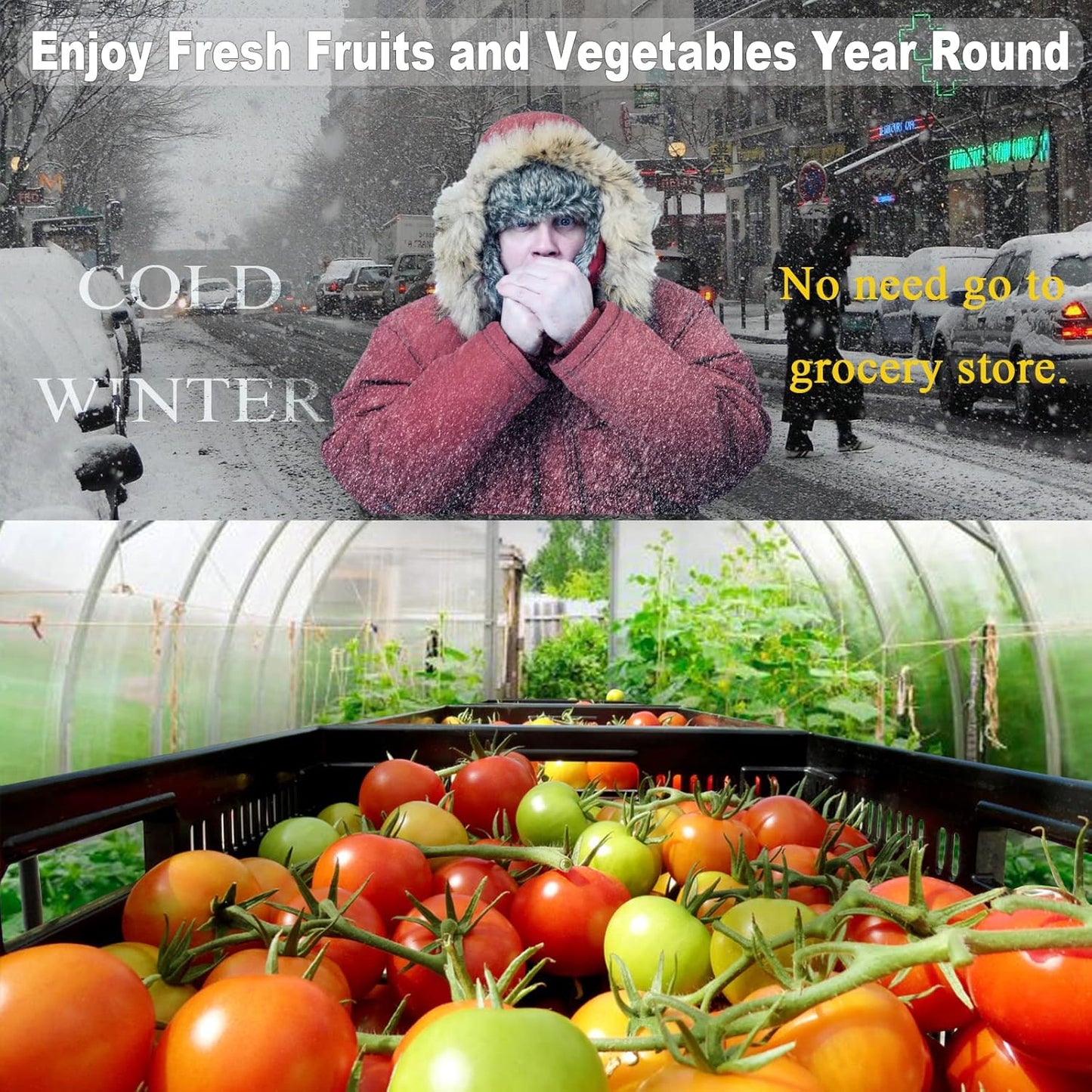 Greenhouse Plastic Sheeting 32x25 ft, 6 mil Thickness Replacement Cover, UV Resistant