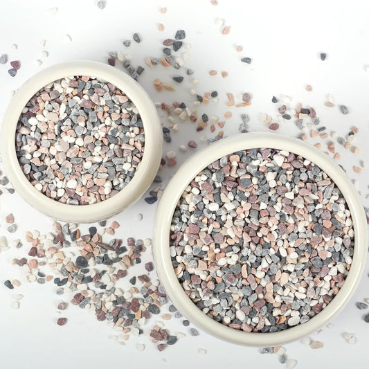 10lbs Natural Gravel Pebbles for Succulents and Cacti, 1/5 Inch Decorative River Stones – Perfect for Vases, Aquariums, Terrariums, and Outdoor Gardening, Mixed Colors (Mixed, 10 Pounds)