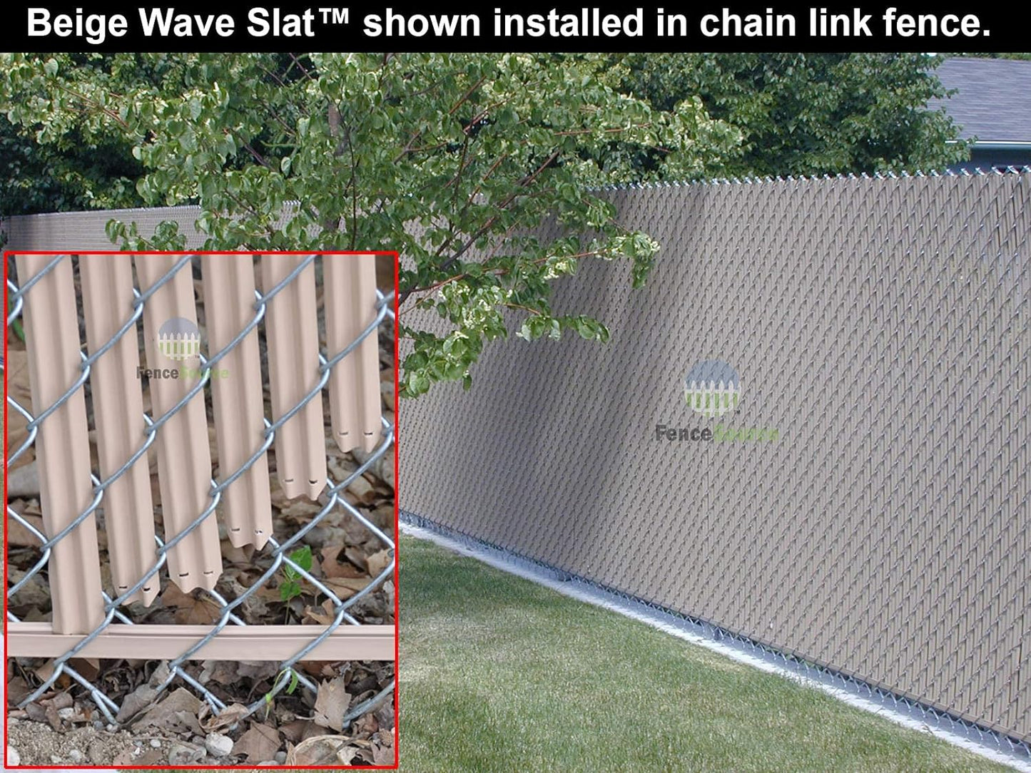 Wave Slat (9 Colors) Single Wall Bottom Locking Privacy Slat for 4', 5', 6', 7' and 8' Chain Link Fence (7 ft, Sky Blue)