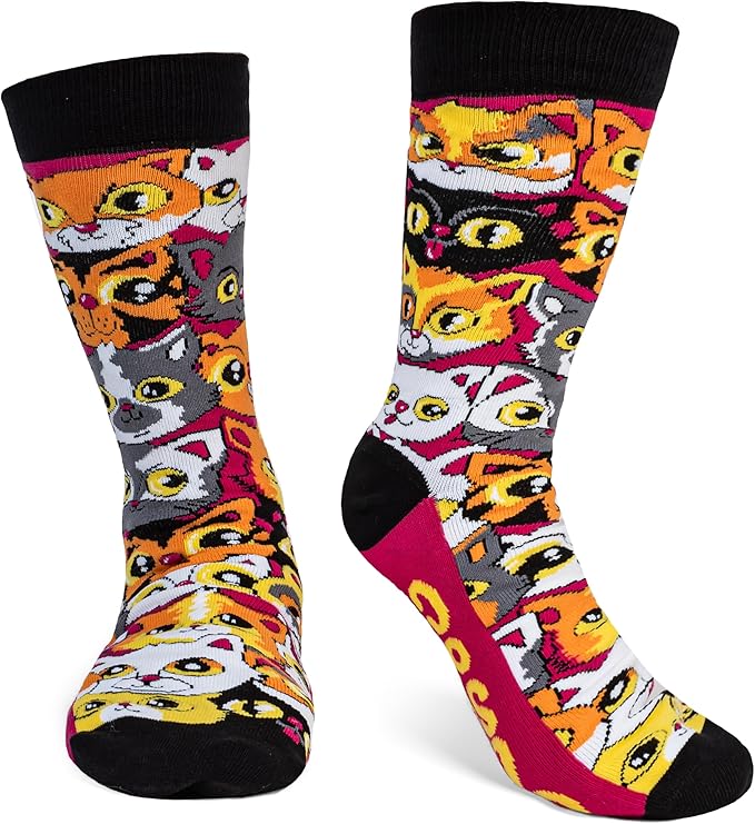 Lavley Women's Funny Socks - Cute and colorful novelty socks for women and teens - Great gift for birthdays or holidays