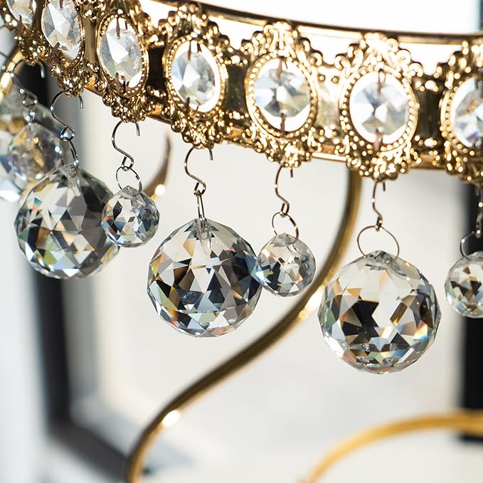 Crystalsuncatcher Clear Crystal Ball Prism Suncatcher Rainbow Maker Hanging Crystals Prisms for Windows, for Feng Shui, for Gift(30mm/1.18" 15pack)