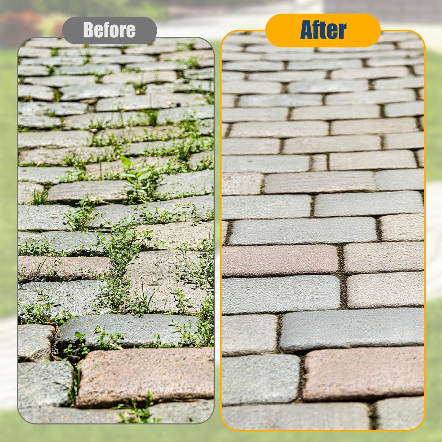 Weed Remover Tool | Adjustable Metal Handle (14.5"-58.4") (Upgraded Rustproof) | Multi-Functional Garden Hook for Pavement Gaps, Moss, Bushes | Commercial-Grade Yard Maintenance Equipment