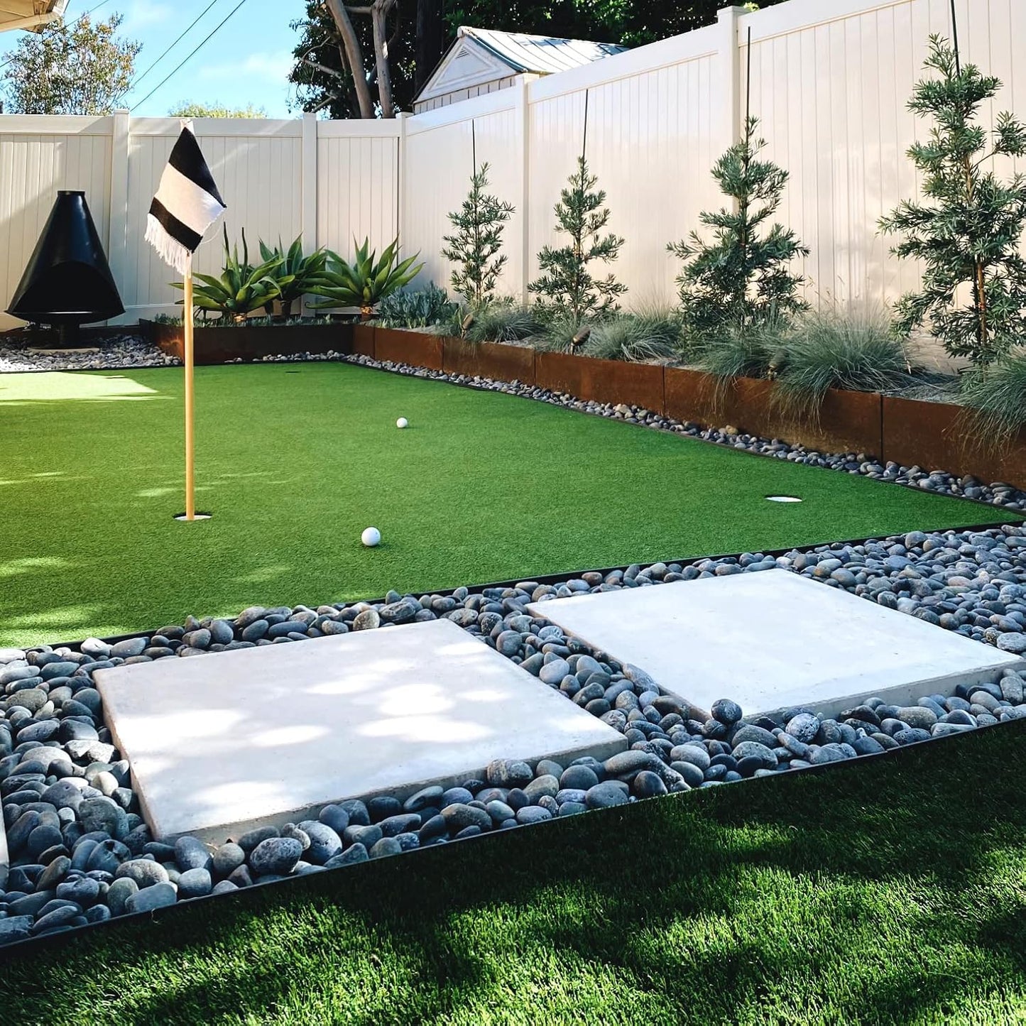 Hammer-in Landscape Edging - 48-inch Strips - 6-inch Depth 1/4-inch Rounded top COR-Ten Steel (5 Pack)