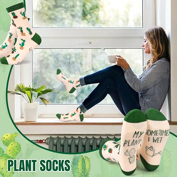 Plant Lover Gifts for Women,Succulent Cactus Ice Coffee Cup Gardening Gifts for Ladies With Crazy Plant Lady Keychain for Lover,Birthday/Friend/Christmas Gift