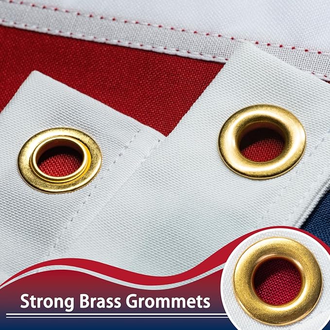 Texas Flag 3x5 ft Deluxe Super Tough Series, Heavy Duty Spun Polyester, All Weather TX Flag High Wind with Embroidered Stars, Brass Grommets, Sewn Stripes, Durable Texas Flags Outdoor Outside