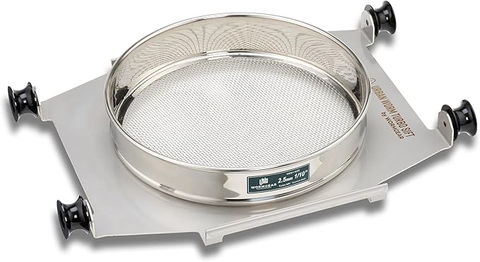 Worm Castings Screener - Urban Worm TurboSift: Sift Fine or Coarse Vermicast and Compost for Your Garden (5MM (for Coarse Castings))