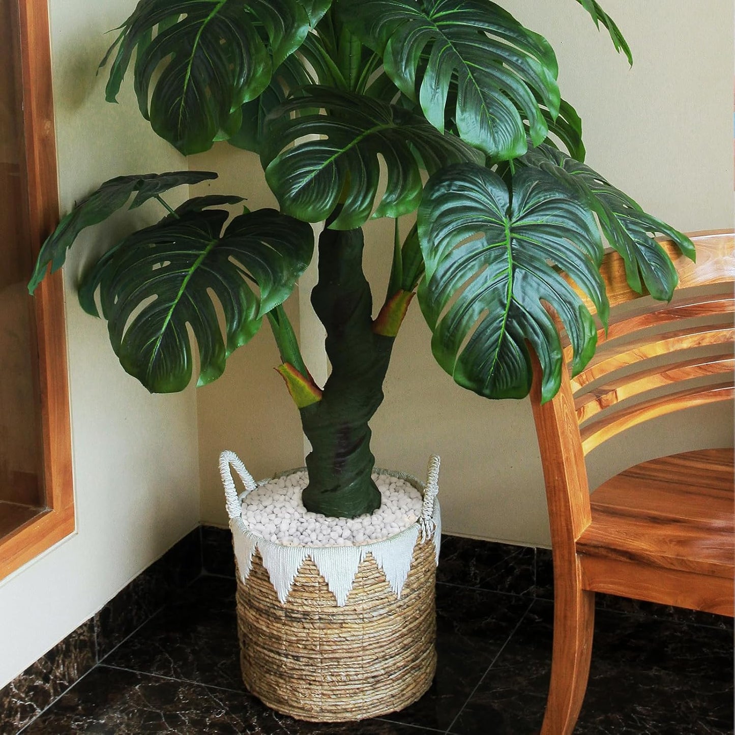 10 LB White Pebbles for Plants, 3/8 inch White Rocks for Vases Landscaping, Small Decorative Stones for Indoor Outdoor, Polished