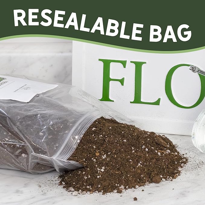 Planting Mix for Plant Propagation (4 Quarts), Hand Blended Soilless Mix for Propagating Plants, House Plants, and More