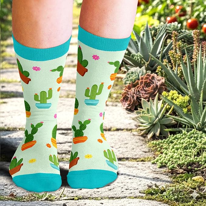 Gardening Gifts - Unique Socks for Women, Ideal Gardening Gifts for Men and Women, Cool Garden Socks for Plant Lovers, Perfect Plant Lover Gift, Essential Accessories for Gardeners