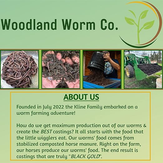 Earth Worm Castings for Plants - Soil Amendment and Natural Fertilizer for Gardening, Vegetables, Lawns and Indoor Plants - Odor-Free, All-Natural – 20 lb Bag