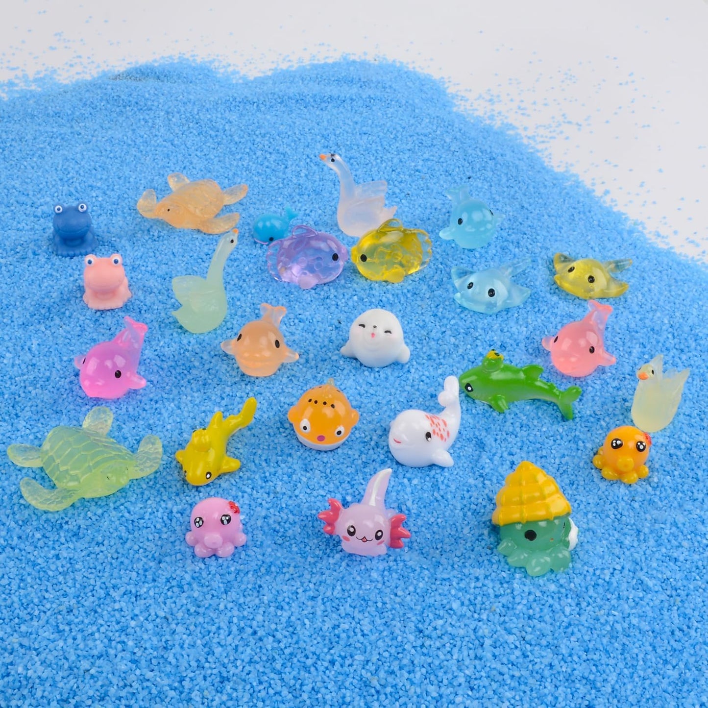150 Pcs Mini Resin Animals - Tiny Resin Animal Miniature Animals Figurines Small Little Animal Figures Bulk for Fairy Garden Micro Landscape Dollhouse Accessories
