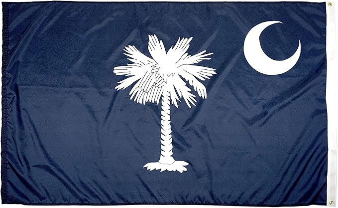 FlagSource South Carolina State Flag, Made in USA, 5x8'