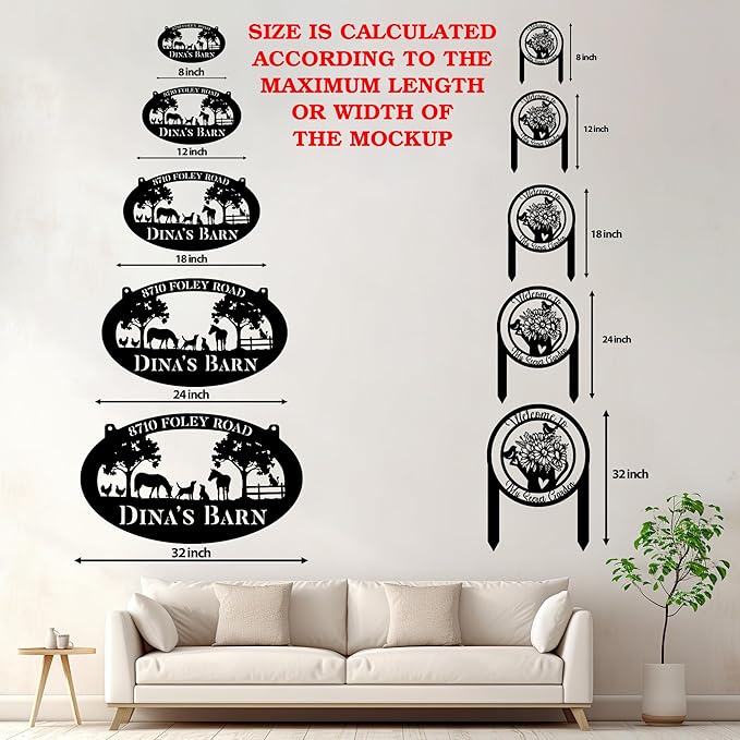 Personalized Garden Signs For Gardeners - Custom Metal Garden Sign, Outdoor Garden Signs Personalized with Name, Hanging Garden Sign, Mother Day Grandma Sister Gifts