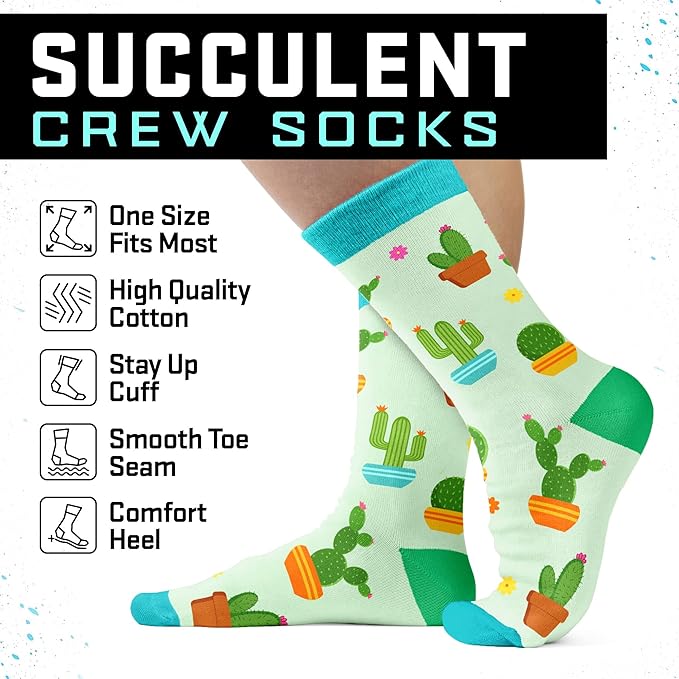 Gardening Gifts - Unique Socks for Women, Ideal Gardening Gifts for Men and Women, Cool Garden Socks for Plant Lovers, Perfect Plant Lover Gift, Essential Accessories for Gardeners