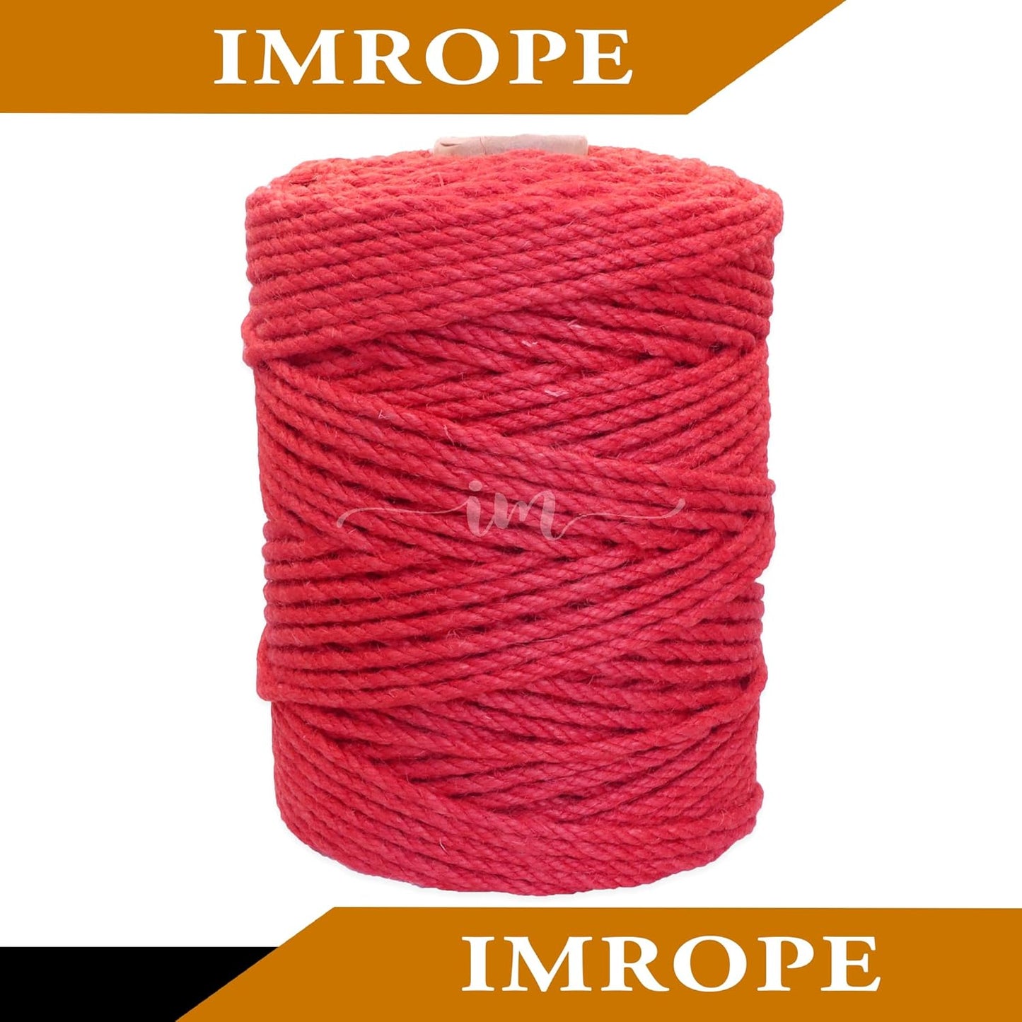 4mm x 300 Feet Red Jute Rope, Twine for Gardening Tomato Climbing Plant Tie Floristry Crafts Gift Wrapping Packing Decor