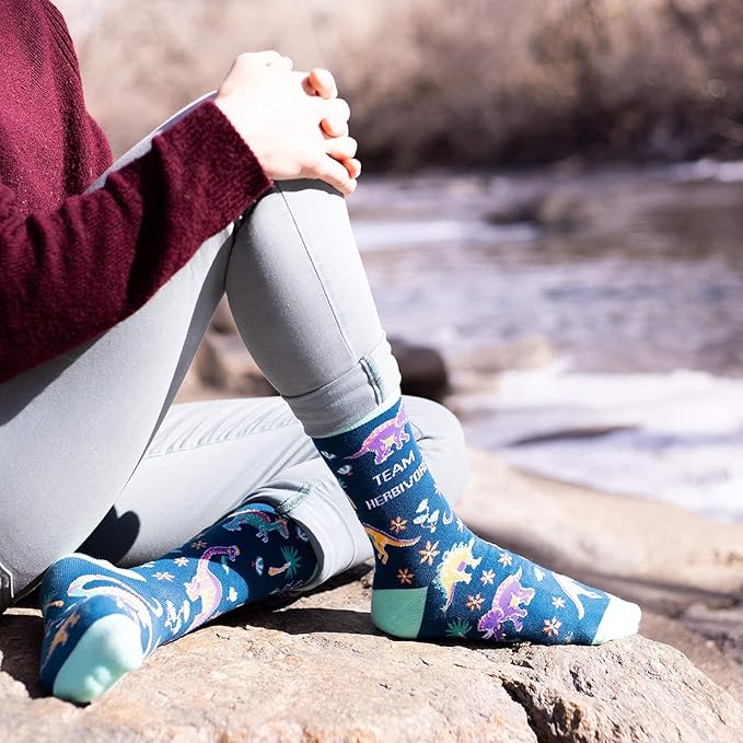 Lavley Women's Funny Socks - Cute and colorful novelty socks for women and teens - Great gift for birthdays or holidays