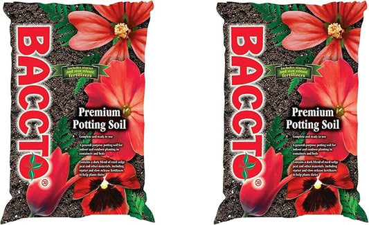 Michigan Peat All Purpose Potting Soil with Perlite for Lawns, Gardens, and Raised Planting Beds with Reed Sedge, Peat, and Sand, 50 Pounds (2 Pack)