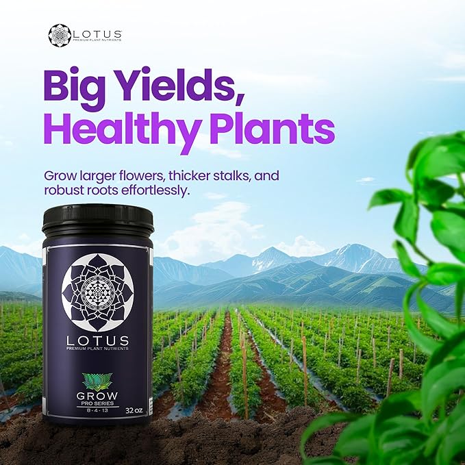Grow Pro Series - Hydroponic Plant Nutrients and Fertilizer, Water Soluble Plant Food - Massive Roots, Made for Coco Coir, Hydro, & Soil, Enhances Flowering & Fruiting, Indoor & Outdoor Grows 32oz
