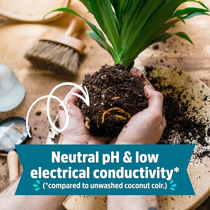 Back to the Roots Organic Indoor Soil Compressed Block Expands to 6 Quarts