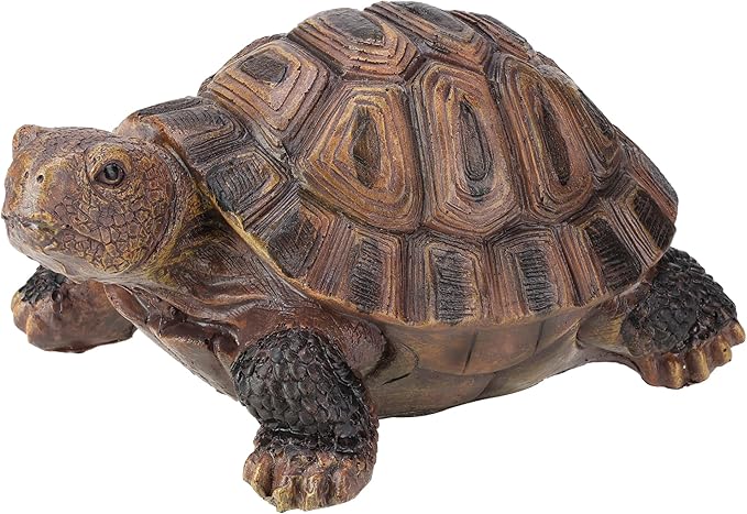 Turtle Statue, Resin Garden Sculpture Indoor/Outdoor Yard Lawn Ornament,Home Decor (Medium)