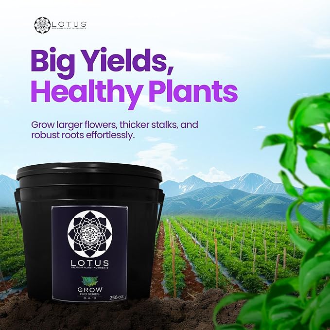 Grow Pro Series - Hydroponic Plant Nutrients and Fertilizer, Water Soluble Plant Food - Massive Roots, Made for Coco Coir, Hydro, & Soil, Enhances Flowering & Fruiting, Indoor & Outdoor Grows 256oz