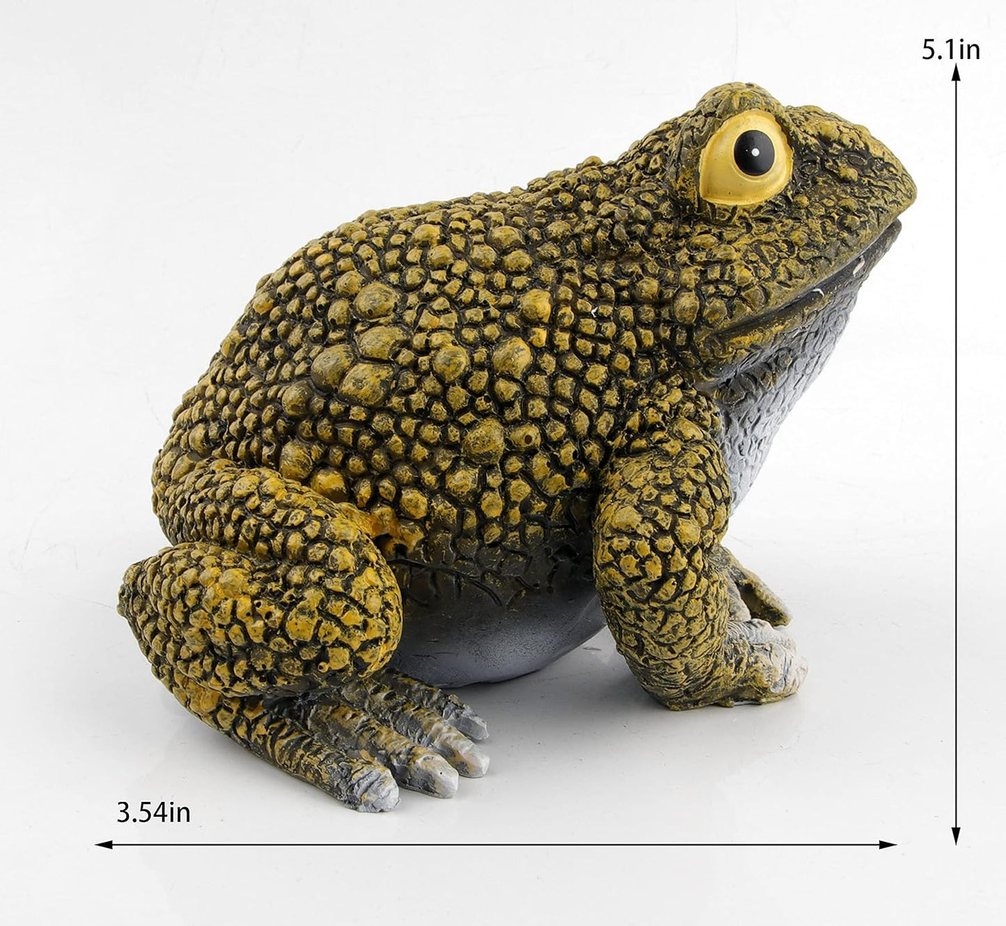 Frog Toad Sculptures Garden Statues Yard Art Resin Decorations Outdoor Outdoor Toad Figurine for Gardens, patios and lawns